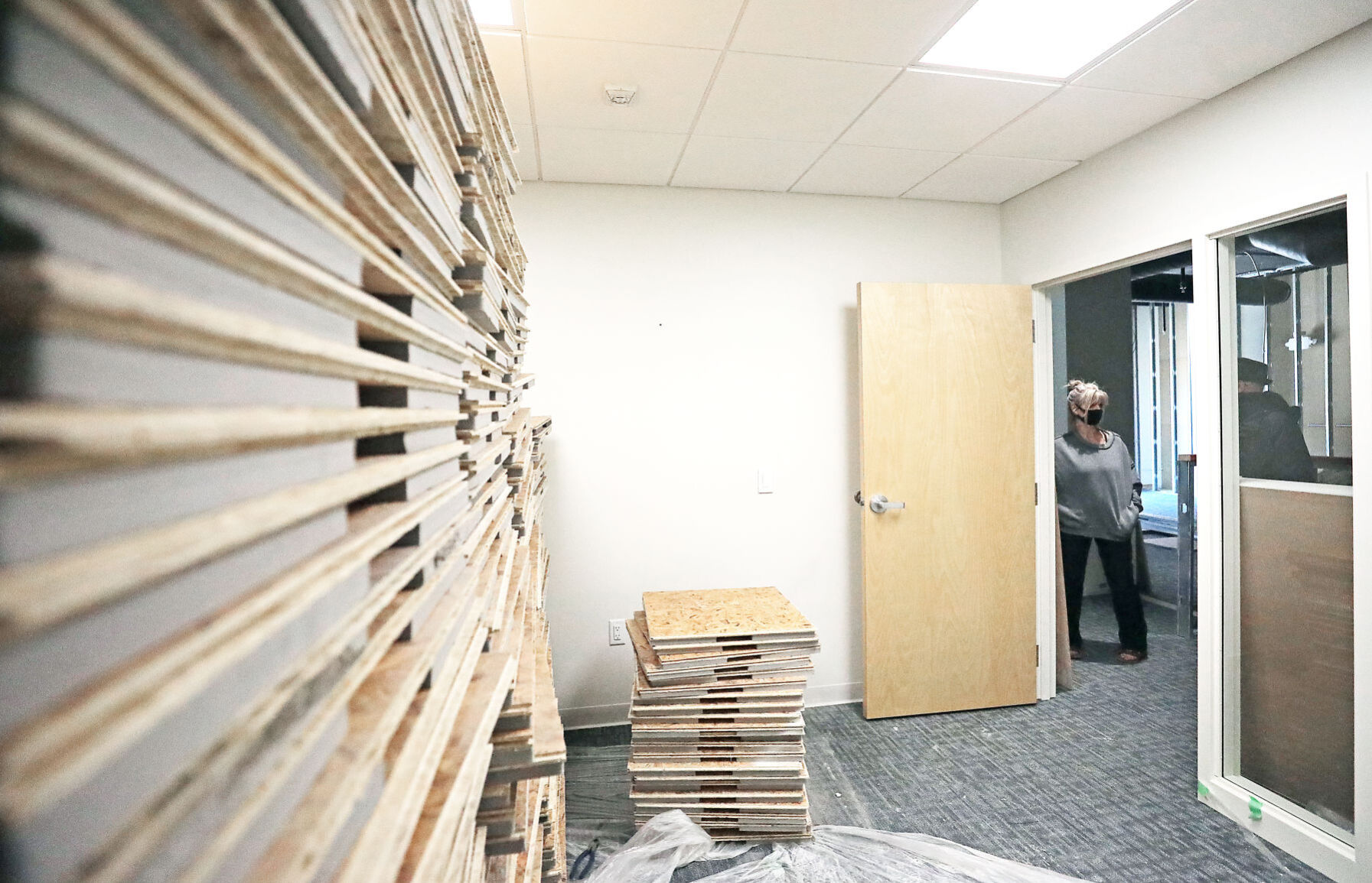 Future dressing room at Kanopy Center